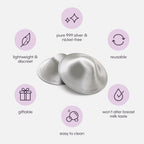 the benefits of solyymoms silver nipple shield being easy to clean and giftable to new mothers