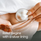 a new mom using the solyymoms silver nursing cups to get relief from dry and cracked nipples