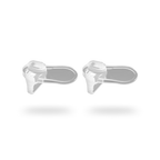 set of two silicone valves that are compatible with the solyymoms breast pump