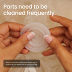 cleaning and sterilizing the silicone parts of a breast pump