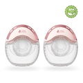 Front view of the double pack of solyymoms air 1 wearable electric breast pumps