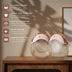 discreet and invisible design of the solyymom breast pumps